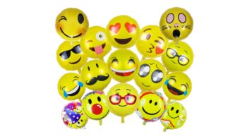 Permalink zu:Emoji Smiley Partyfotos Luftballon Set